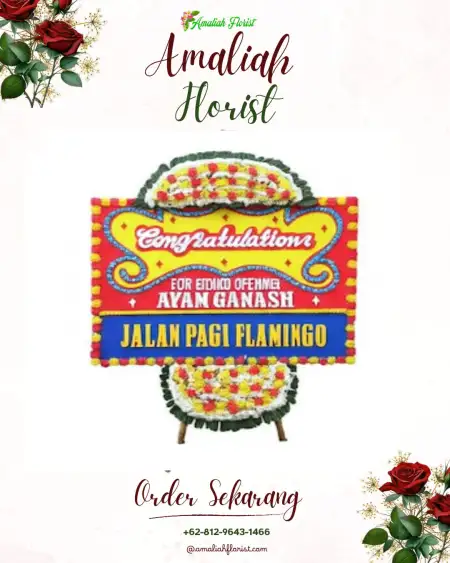 Sewa Papan Bunga Gunungan
